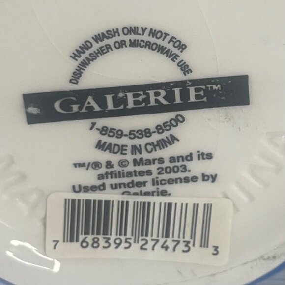 M&Ms Blue Character Ceramic Candy Holder Basket Collectible By Galerie - Picture 7 of 7